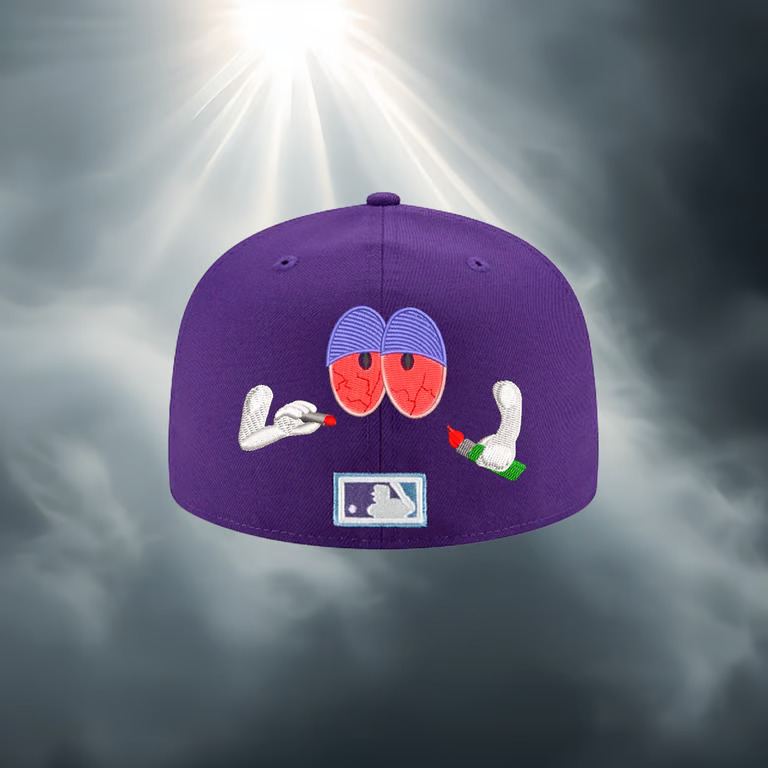 Gorra Starboyz morada Toallin exclusiva - Negro, 712